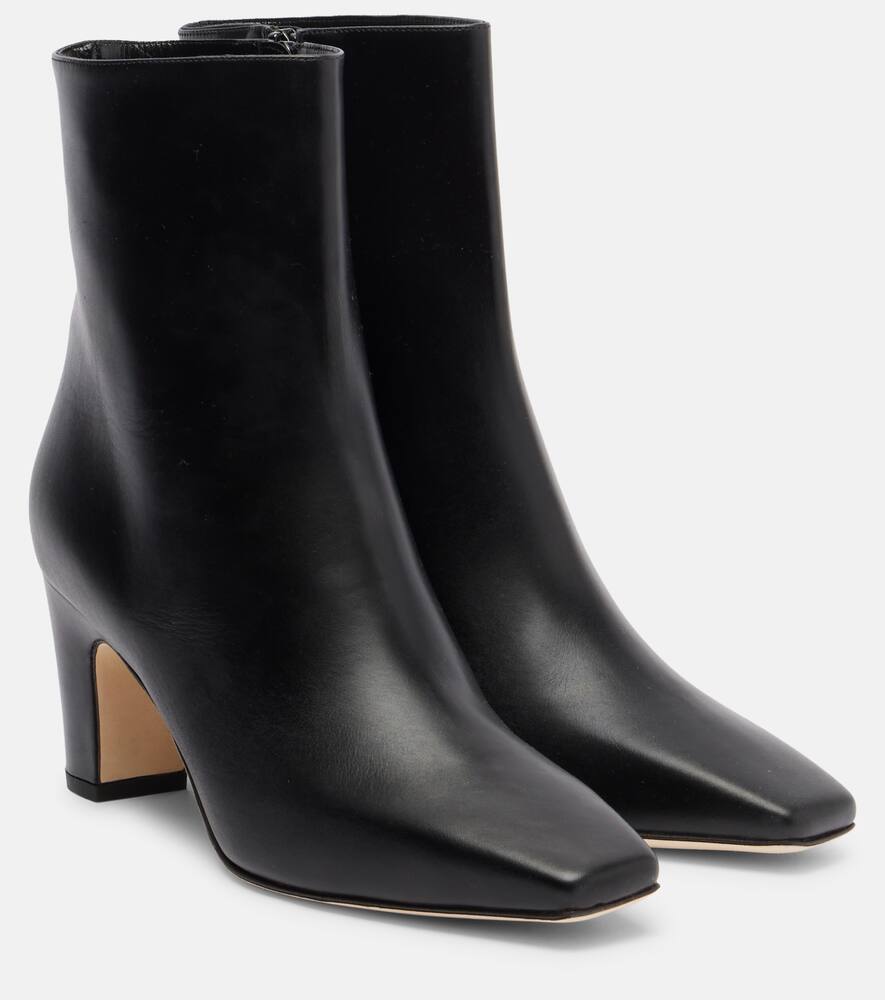 Офарало кожаные ботинки до щиколотки Manolo Blahnik, Blck 0015