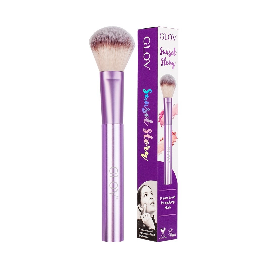 

Кисть для лица sunset story blush brush Glov, количество 1 шт.