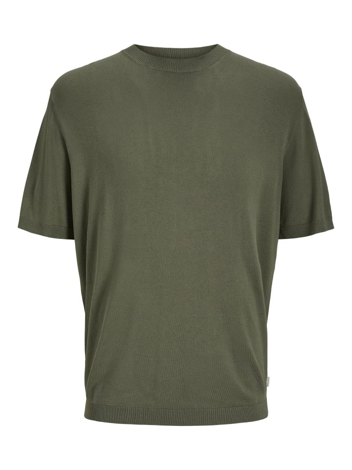 

Вязаная футболка с принтом Четырехлистный клевер Jack & Jones