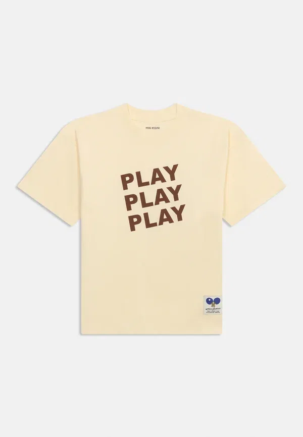 Футболка с принтом Play tee Mini Rodini, цвет светло-бежевый