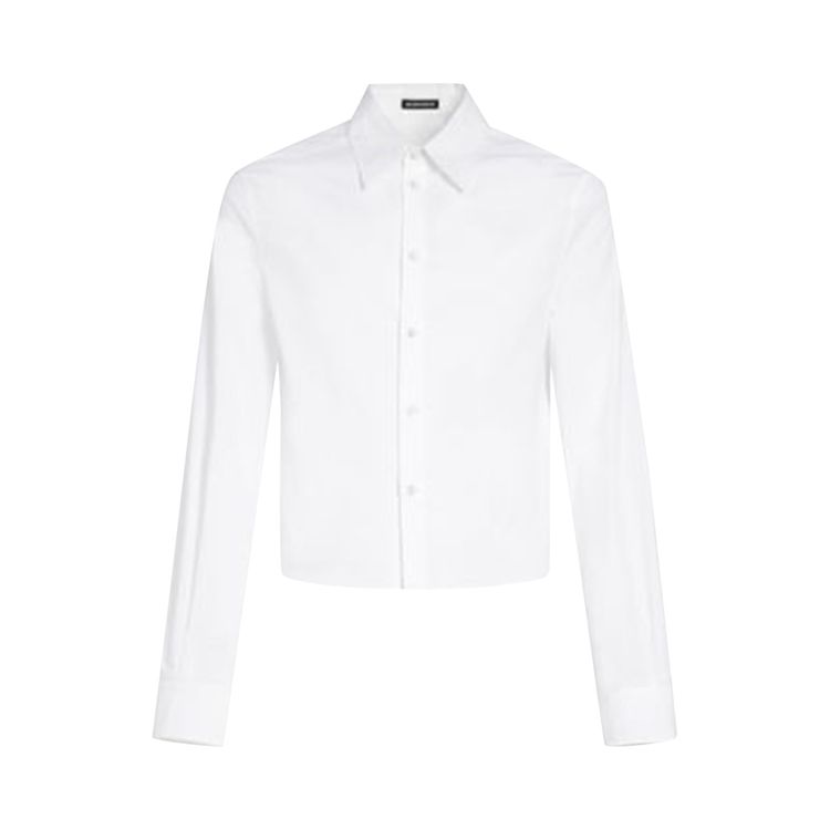 

Рубашка Ann Demeulemeester Joren Fitted Shirt 'White', белый