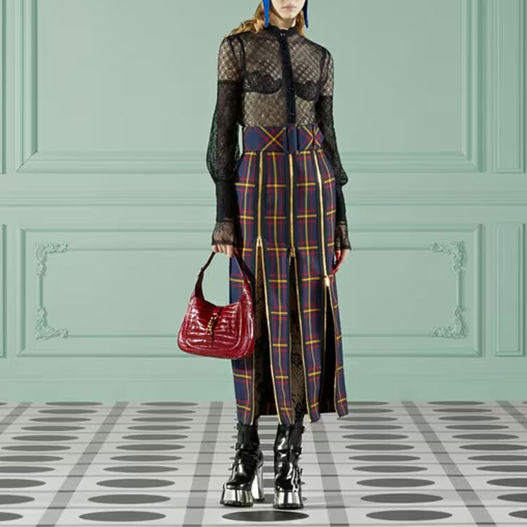 Рубашка женская черная Gucci — фото 2