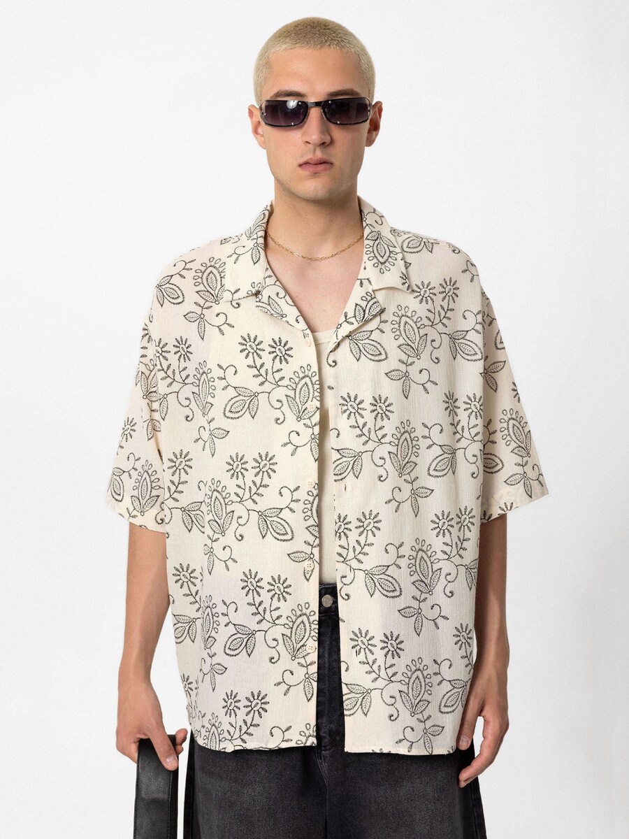 

Рубашка на пуговицах Comfort fit VAMOS CLO Visalia, бежевый