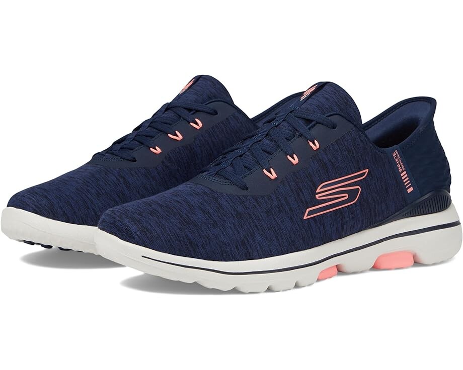 

Кроссовки Skechers GO GOLF Go Golf Walk 5 Hands Free Slip-Ins, цвет Navy/Pink