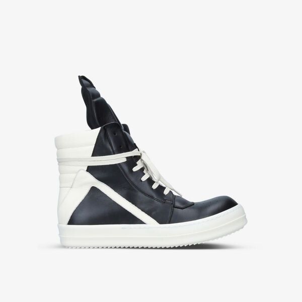 

Кожаные высокие кроссовки Geobasket Rick Owens, черный