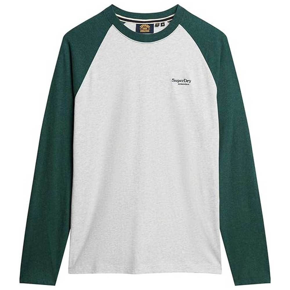 

Лонгслив Superdry Essential Baseball, серый