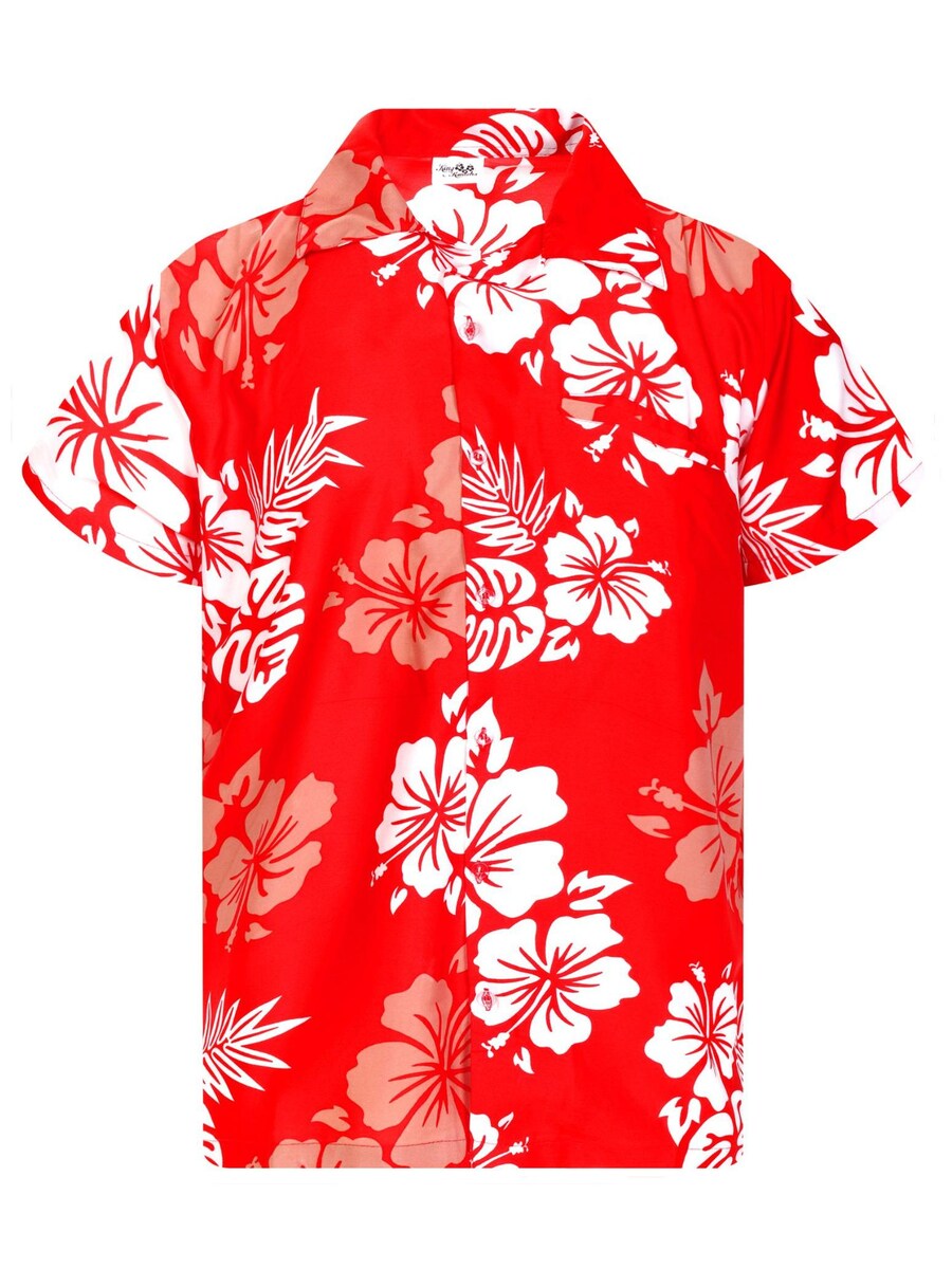 

Рубашка King Kameha Mono Hibiscus, красный