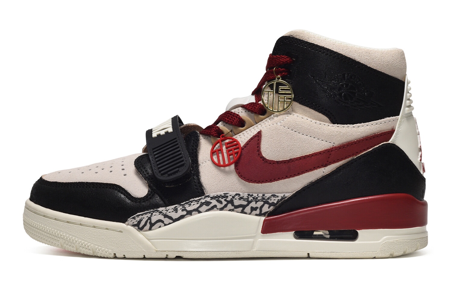 

Кроссовки JORDAN Legacy 312 Vintage Basketball Shoes Women's High-Top Black/Red