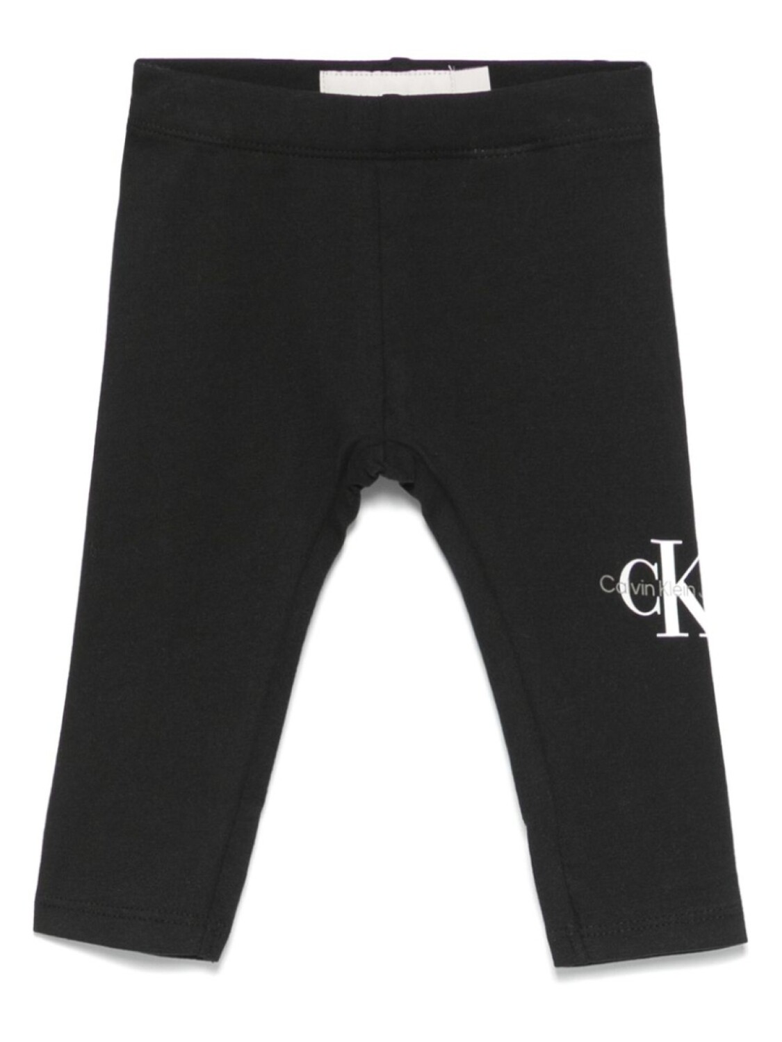 

Детские леггинсы с монограммой Calvin Klein Calvin Klein Kids, черный