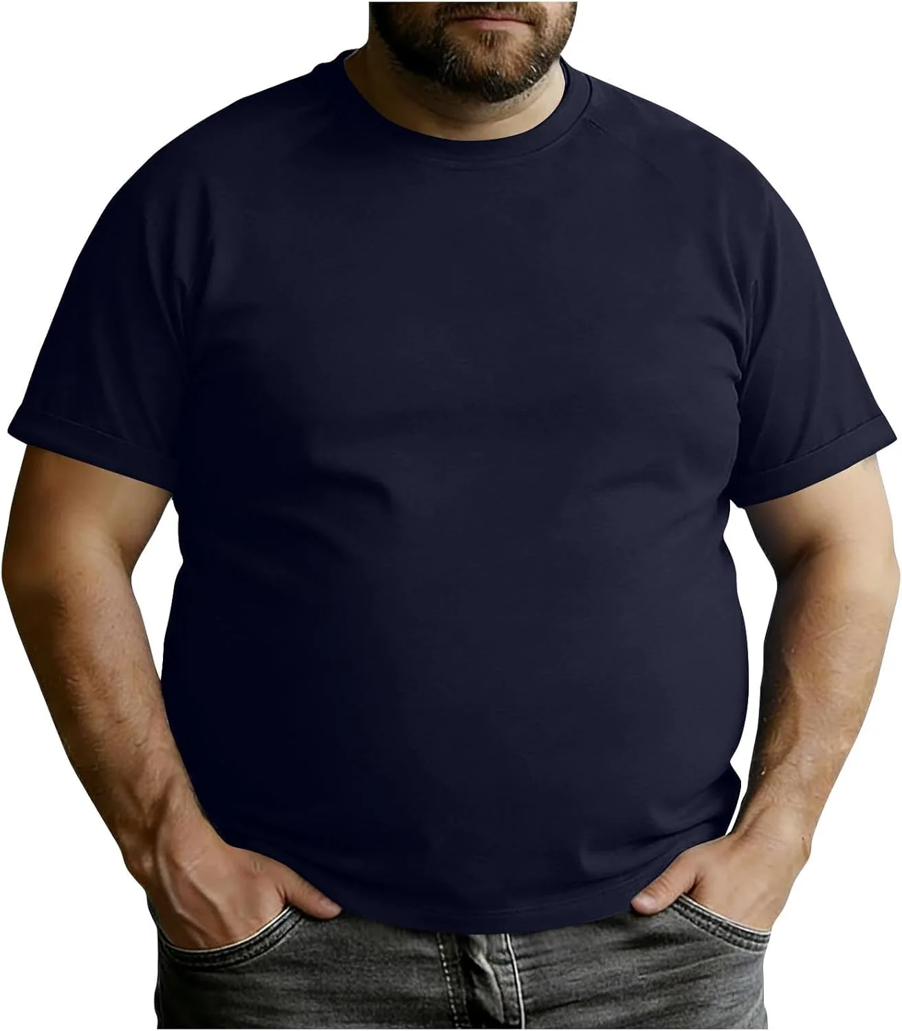 

Мужская футболка Oversized Lounge Shirt Big and Tall с коротким рукавом