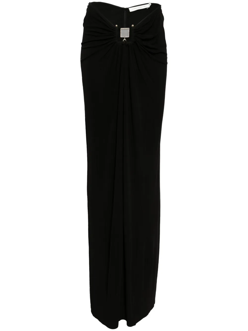 

Юбка Bezel со сборками Christopher Esber, черный