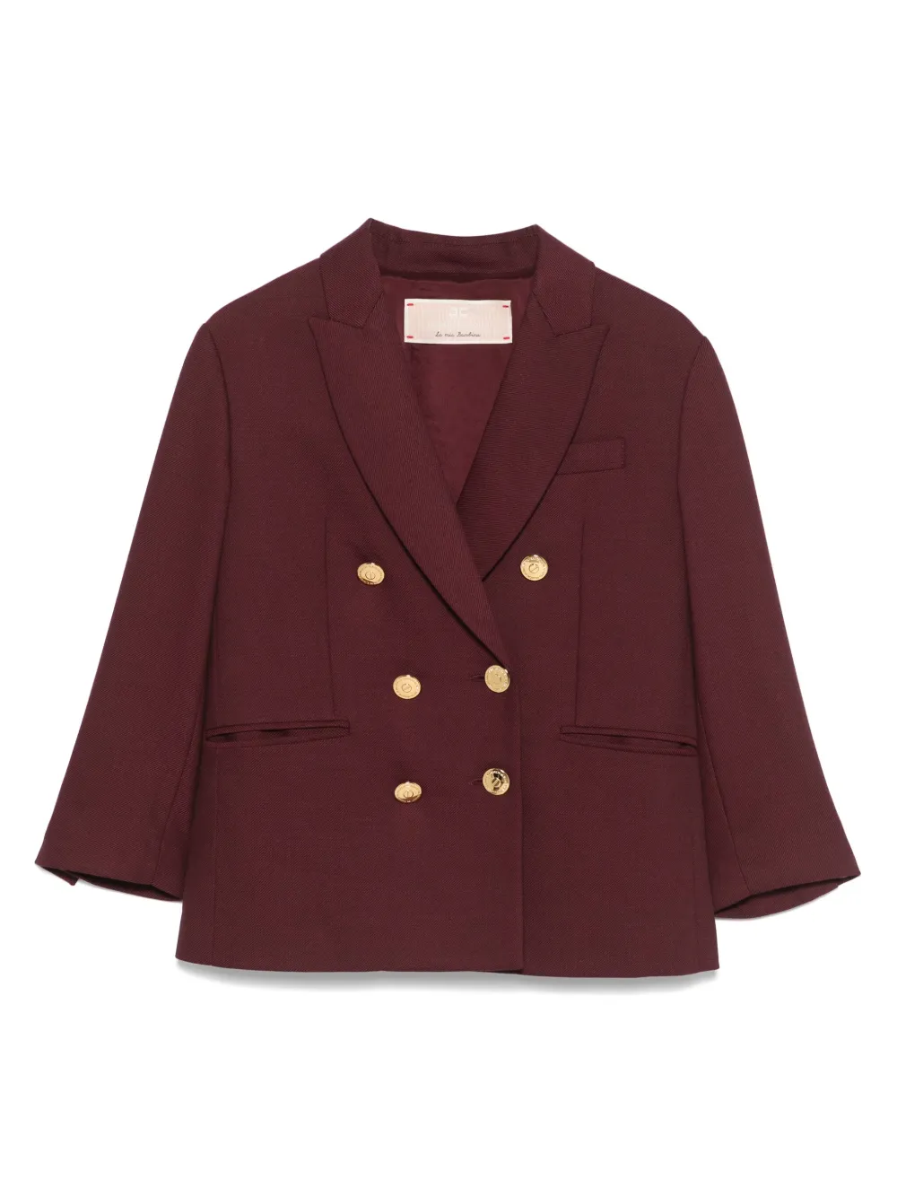 

Двубортный блейзер Elisabetta Franchi La Mia Bambina, красный