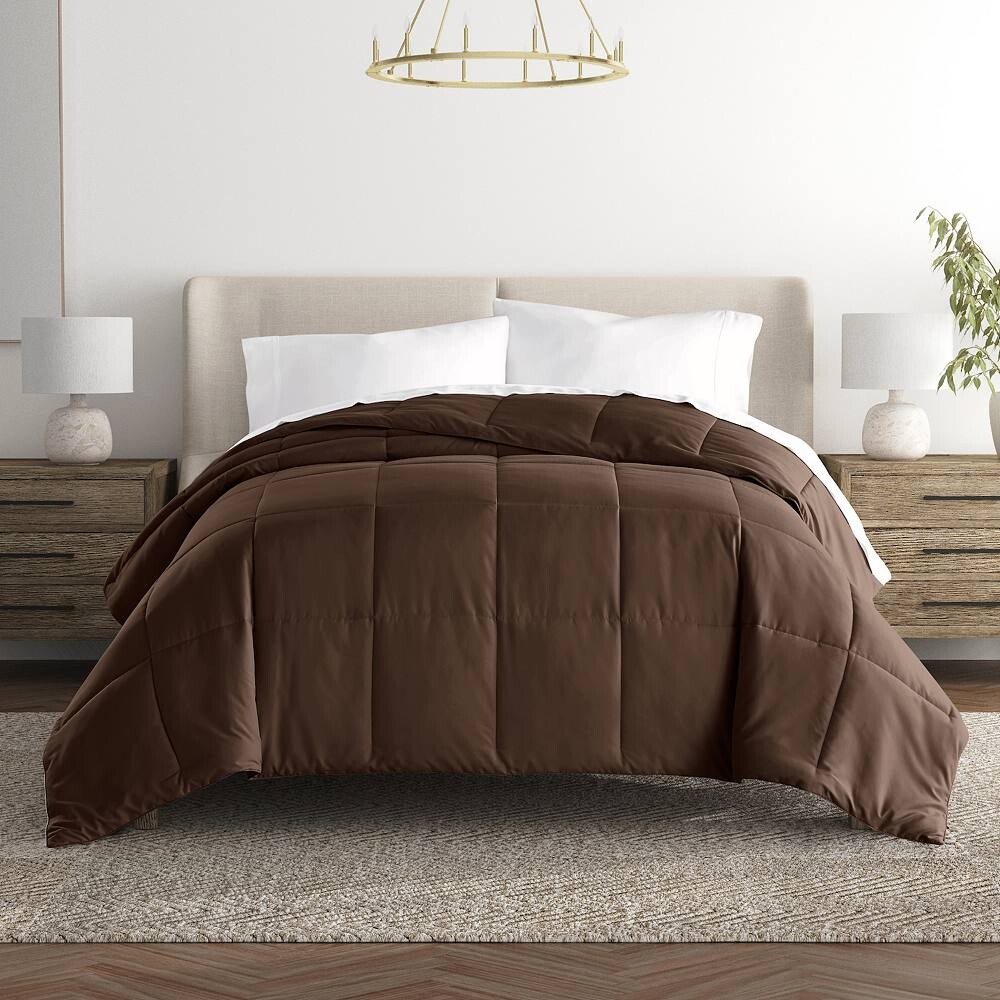 

Всесезонное охлаждающее одеяло Urban Loft, легкий комплект, который можно стирать в машине, цвет Chocolate