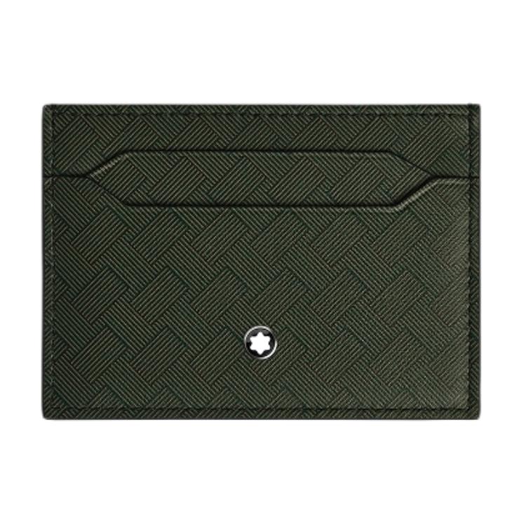 

MONTBLANC Стильный кошелек для карт из кожи 3,0 мужской khaki green