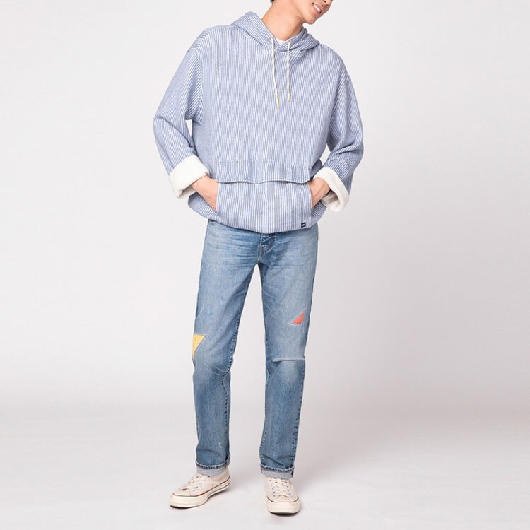 Джинсы унисекс светло-голубые Levi’S, светло-голубой — фото 3