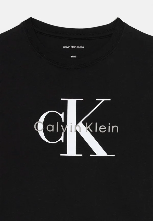 Футболка унисекс с монограммой Calvin Klein Jeans, Black — фото 3