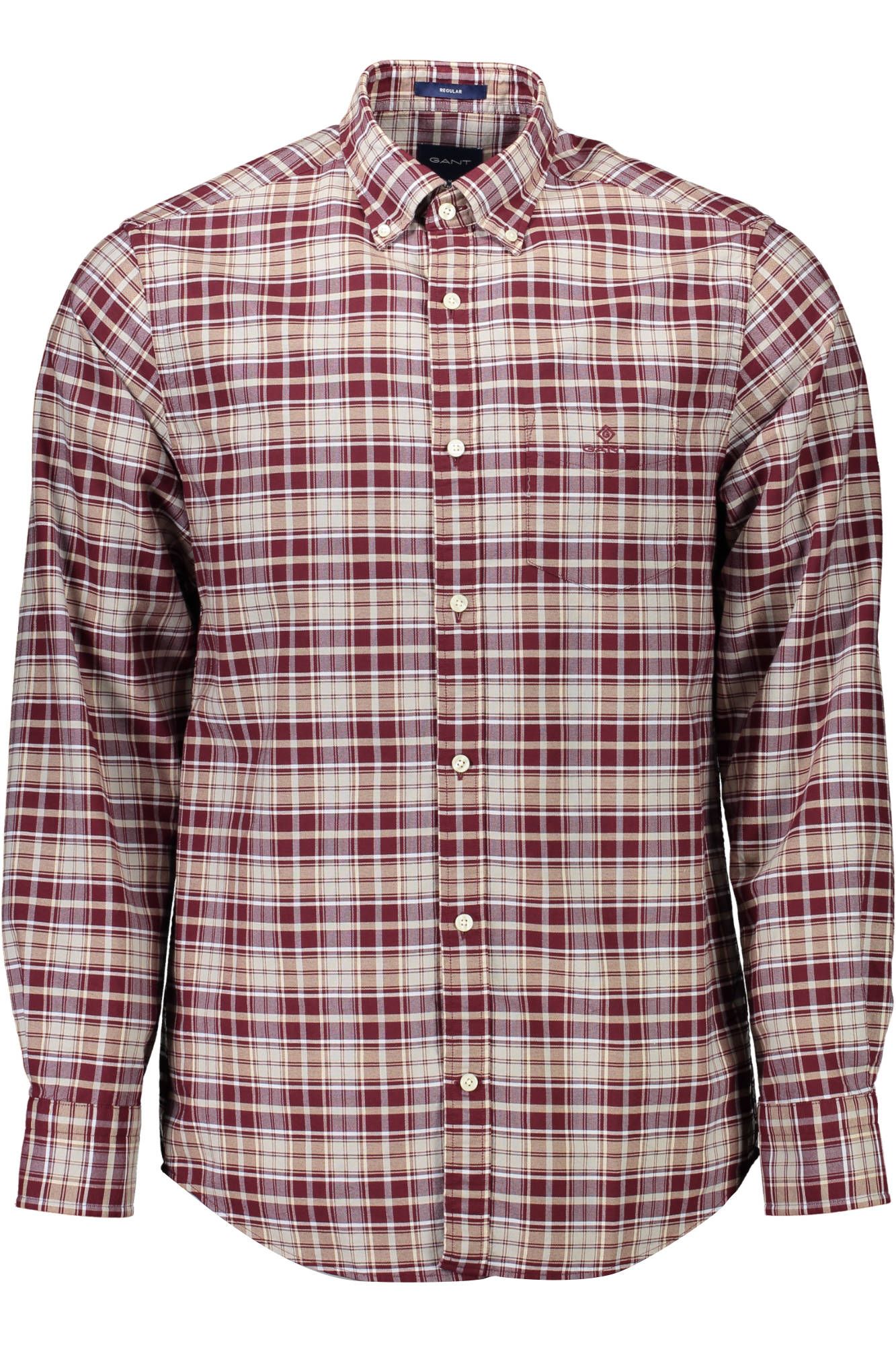 

Красная хлопковая мужская рубашка Gant