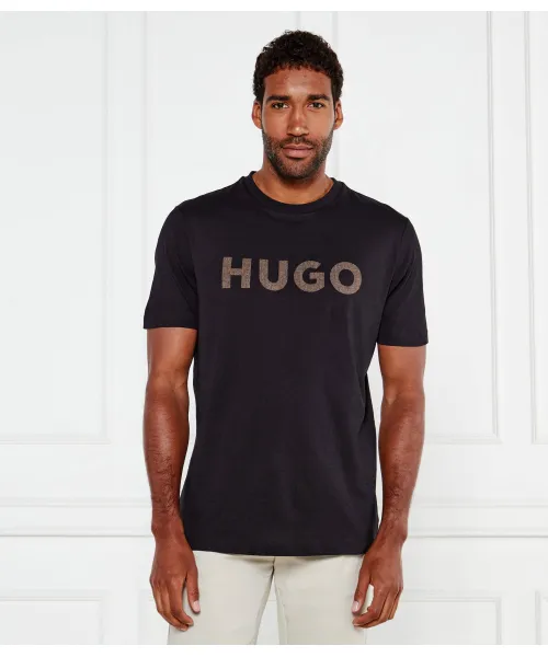 

Футболка dulivio_u253 Regular fit Hugo, черный