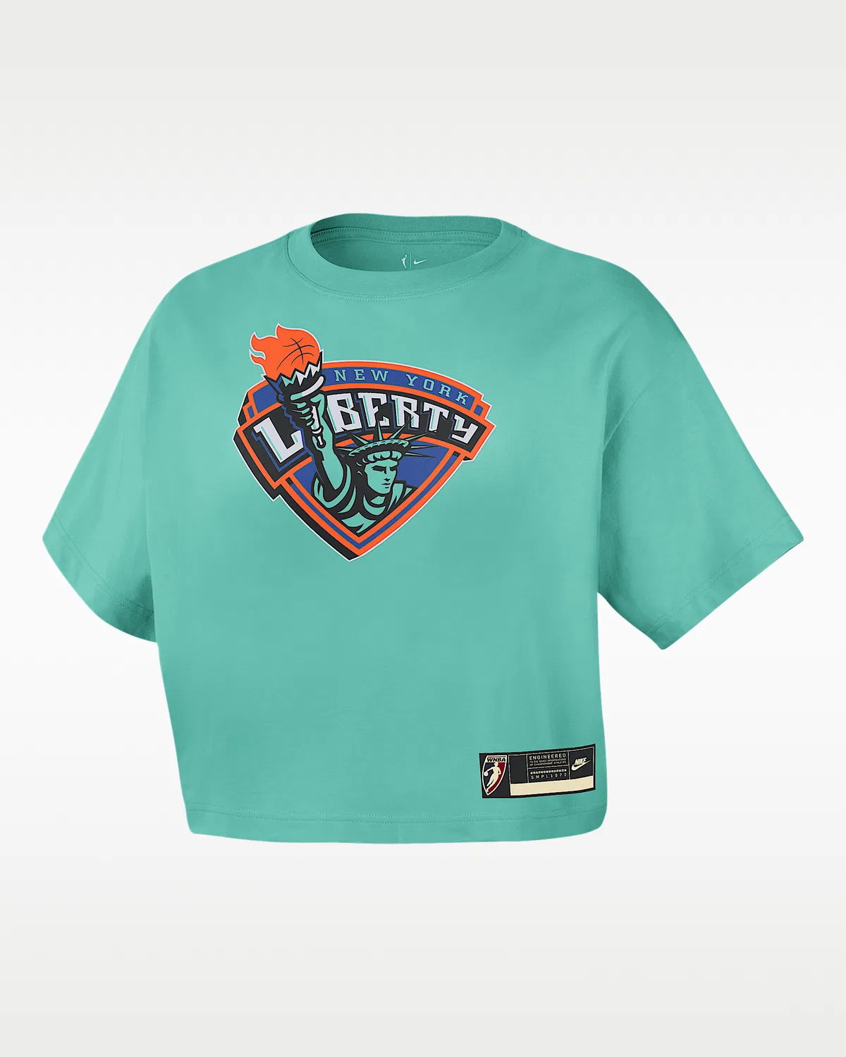 Nike Женская футболка WNBA New York Liberty Court Origins, Mint