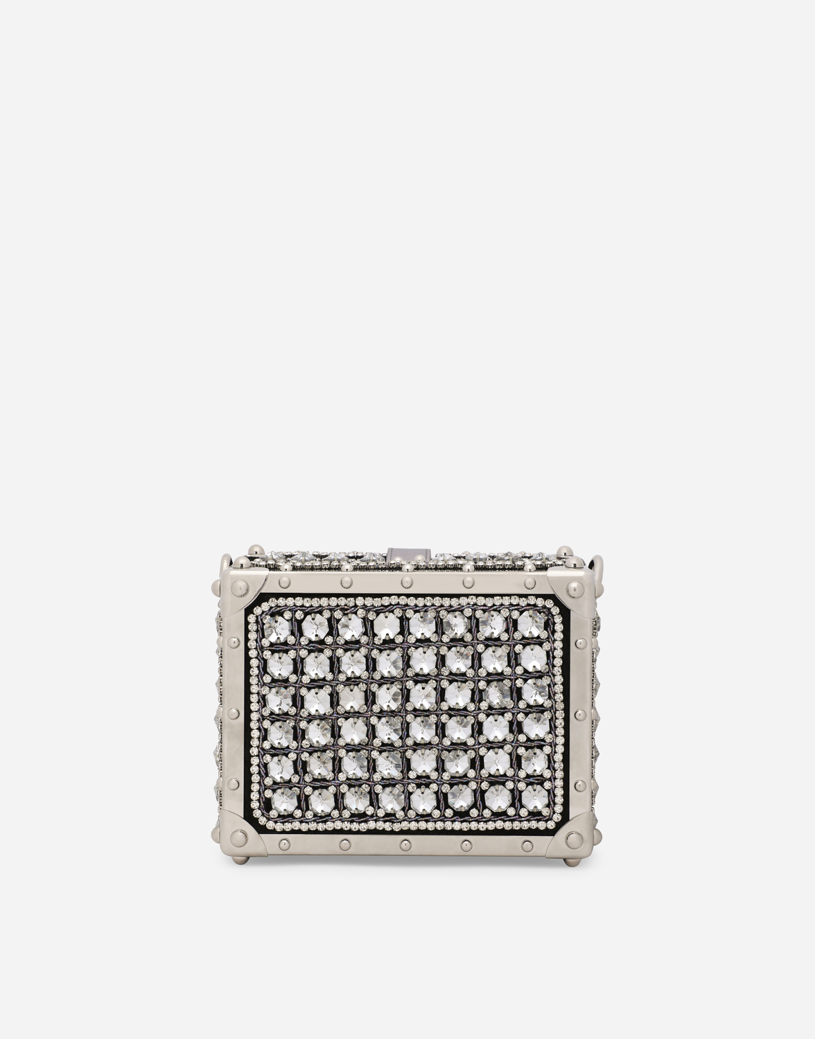 Сумка Dolce Box из жаккарда с вышивкой DOLCE & GABBANA, мультиколор — фото 3