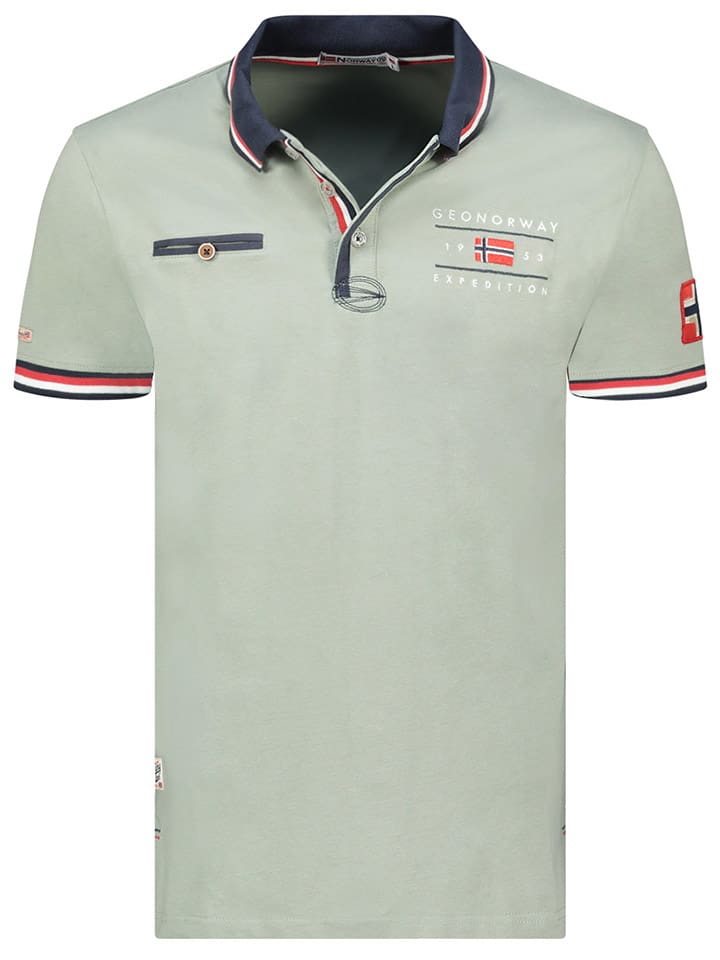 

Рубашка-поло Geographical Norway, зеленый