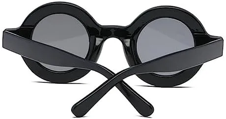 

Круглые солнцезащитные очки для женщин и мужчин, винтажные солнцезащитные очки с градиентным переходом, женские маленькие панк-солнцезащитные очки UV400 MTZJH, White