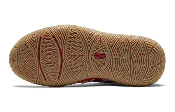 Кроссовки bandulu x kyrie 5 'embroidered splatters' Nike, красный — фото 4