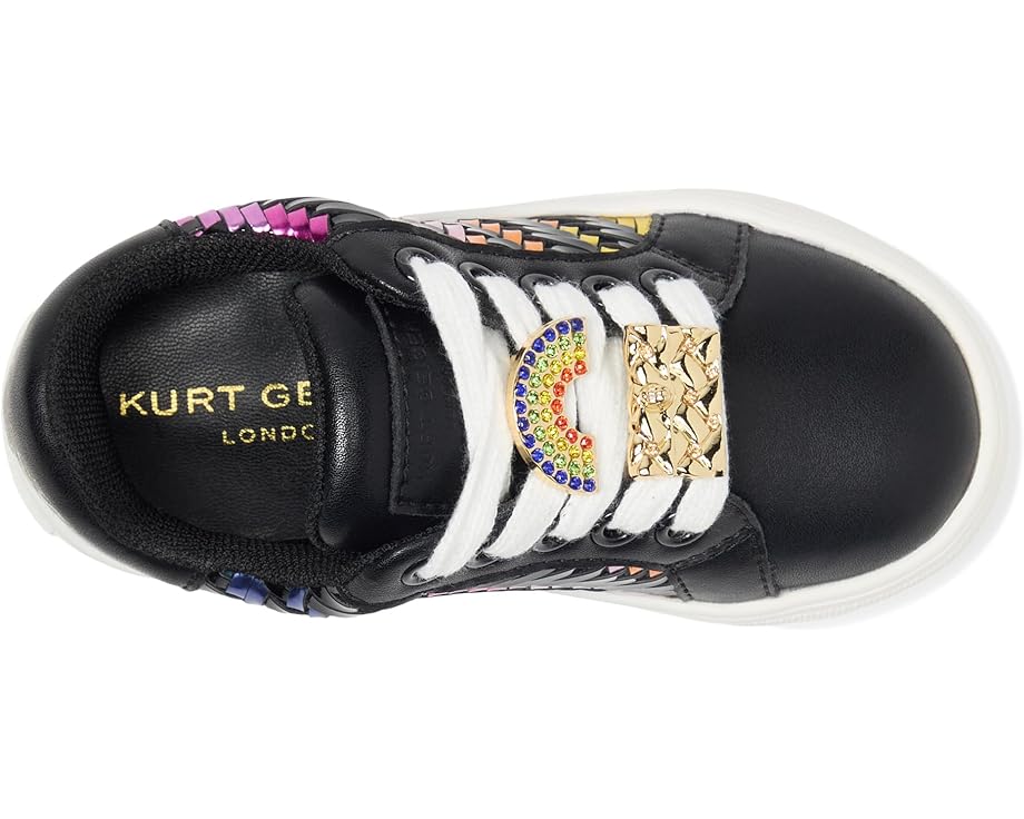 Детские кроссовки Kurt Geiger London Kids Mini Laney Weave (Toddler), Black Multi — фото 2