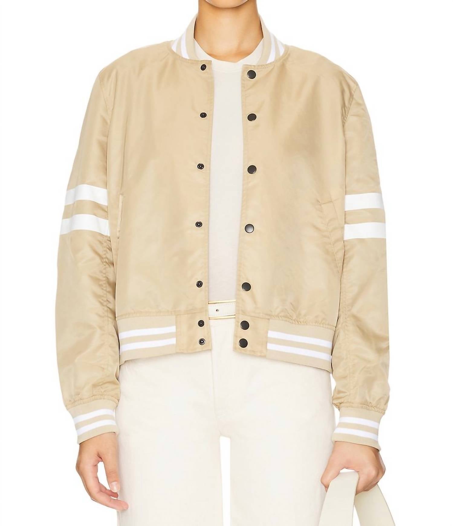 

Винтажная летная куртка в цвете экрю Etre Cecile, Ecru