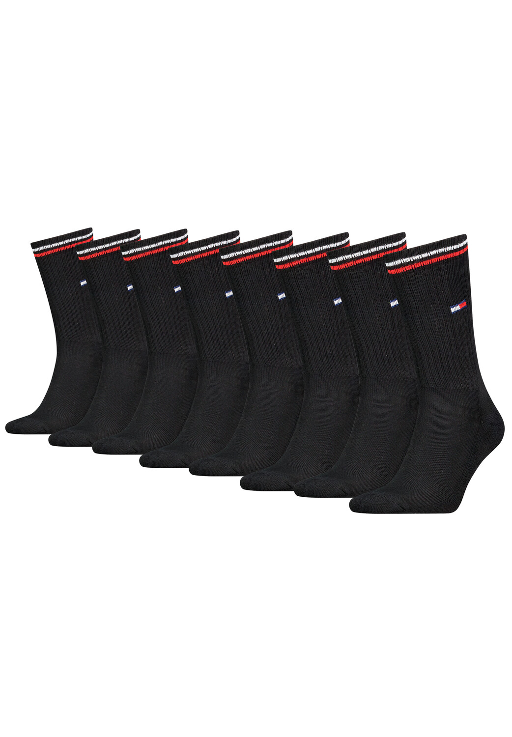 

Носки Tommy Hilfiger TH UNI TJ SOCK 8P ICONIC, черный