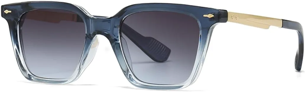 

Солнцезащитные очки с защитой UV400 | Металлические петли, градиентные линзы | Для женщин и мужчин, для занятий спортом на открытом воздухе и вождения DSVIGF, Coffee