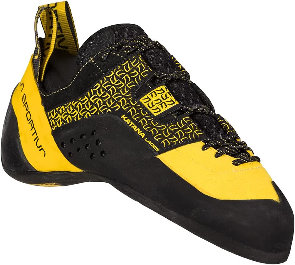 Мужские скальные туфли La Sportiva Katana Lace, черный/желтый — фото 2