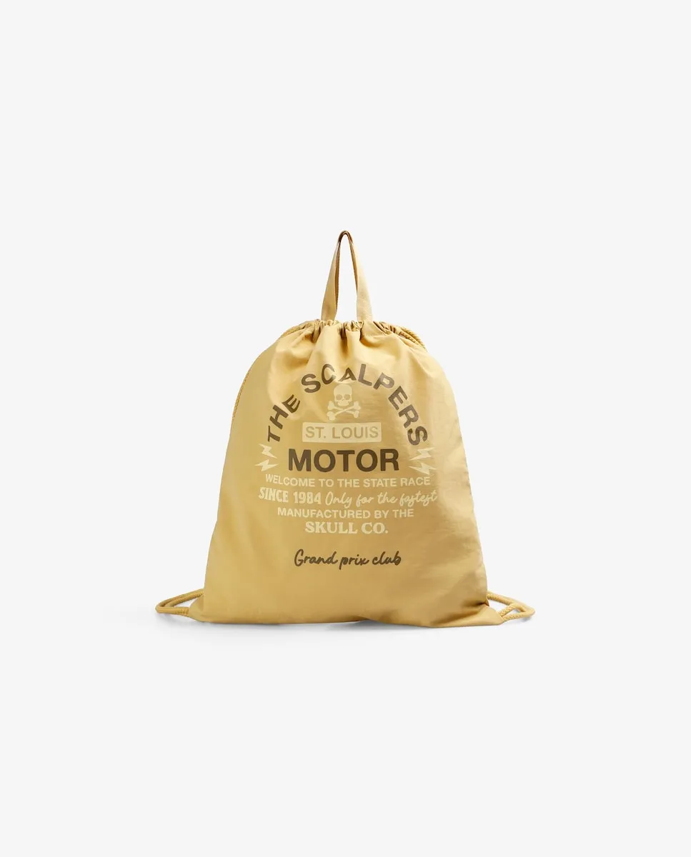 

Детская сумка с ручкой и рисунком на передней стороне Scalpers, горчичный