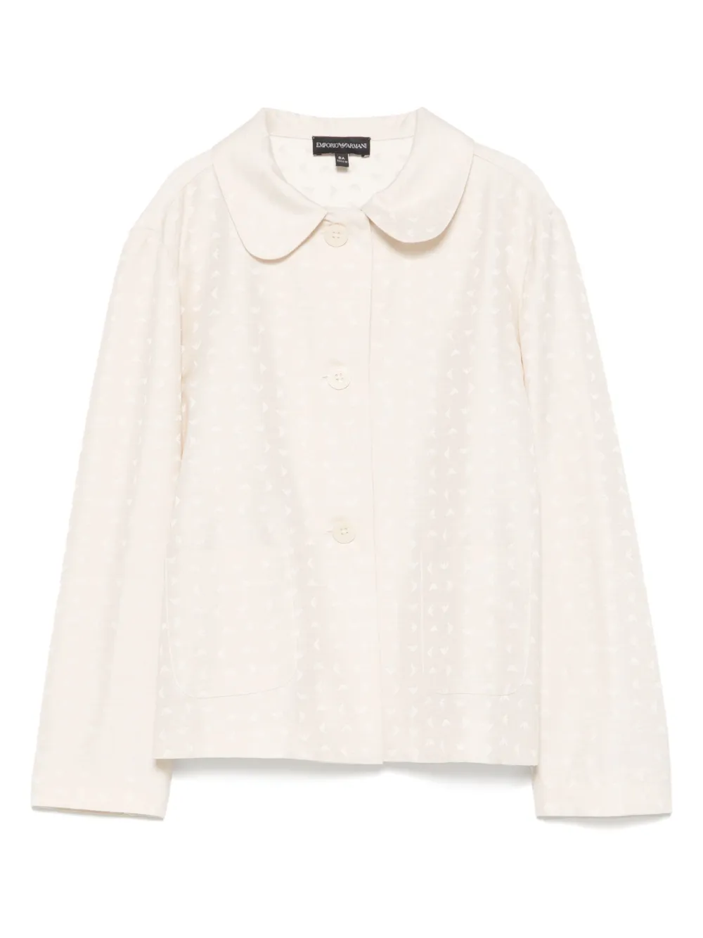 

Пиджак с монограммой Emporio Armani Kids, нейтральный