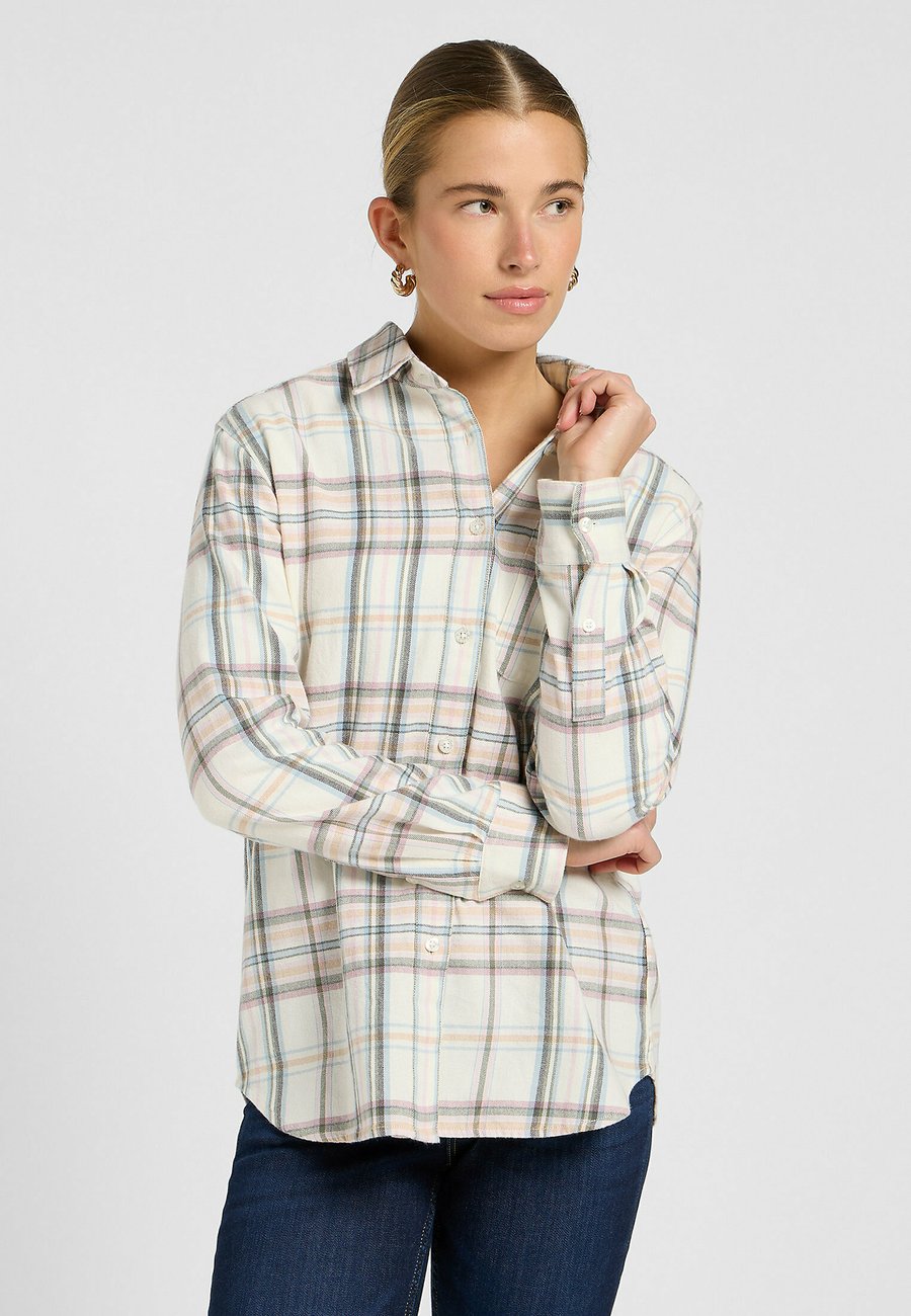 

Блуза Lee LONG SLEEVE ALL PURPOSE -REGULAR FIT, Plumberry Plaid/Off-White