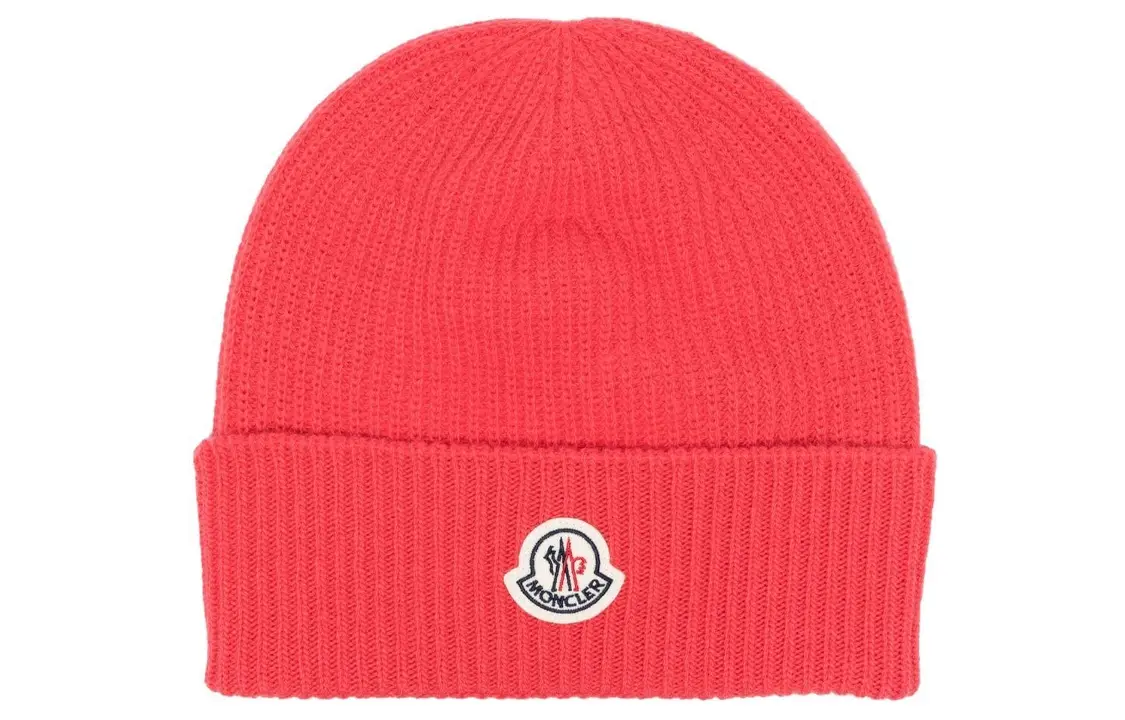 

Moncler Красная мужская шапка бини, Red