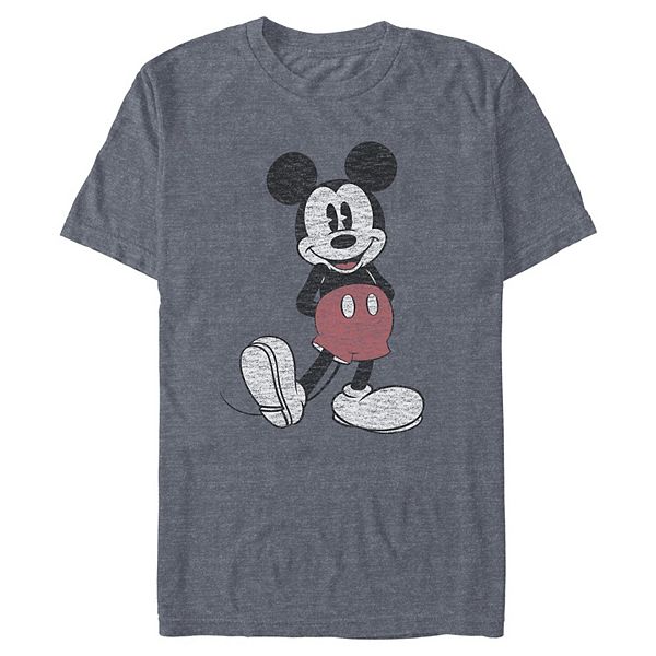 

Футболка с принтом Mickey Mouse в классической позе Disney, Navy Heather