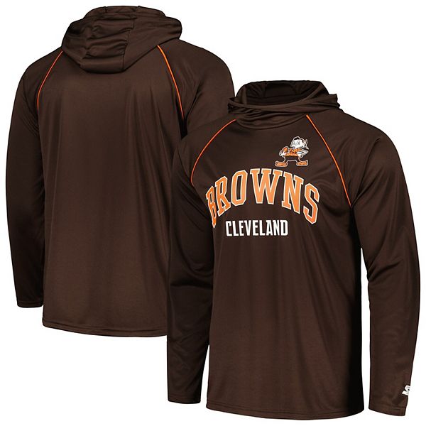 

Мужская коричневая толстовка с капюшоном cleveland browns gridiron classics throwback raglan Starter, Коричневый, Мужская коричневая толстовка с капюшоном cleveland browns gridiron classics throwback raglan Starter