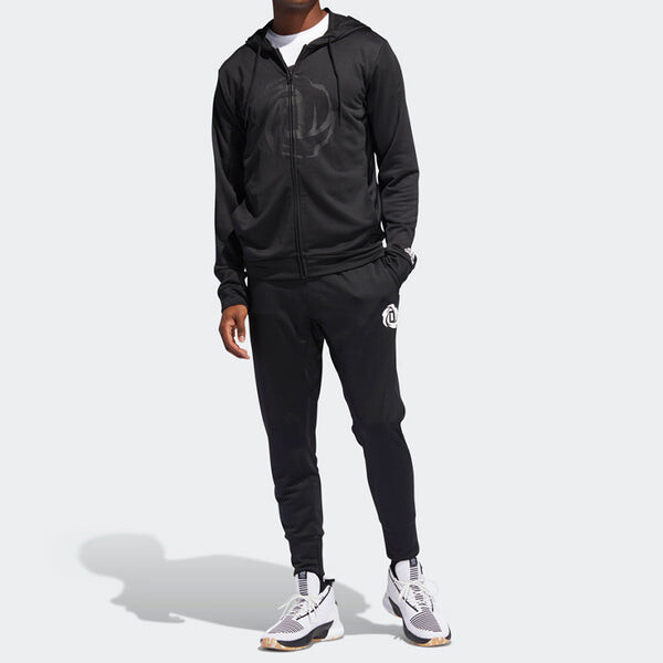 Спортивные штаны adidas Rose Pant 3 Basketball Training Sports Long Pants Black, черный — фото 3