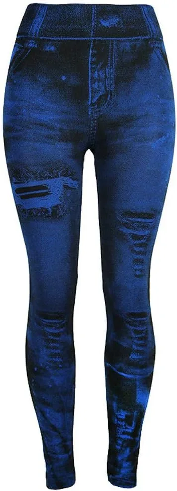 

Женские скинни джинсы с завышенной талией, рваные и потертые