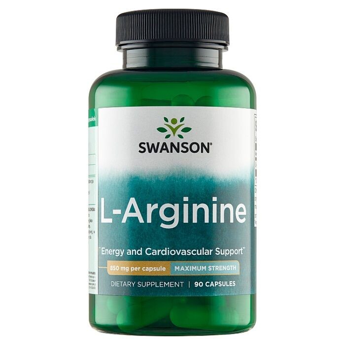 

L-аргинин в капсулах Swanson L-arginina Forte 850 mg, 90 шт