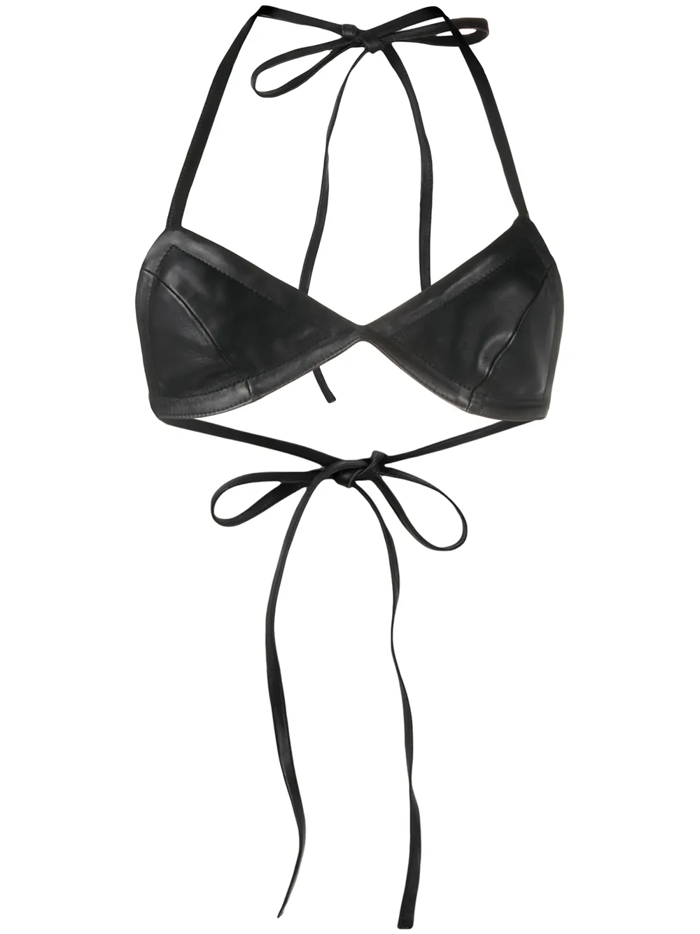 

Топ с треугольными чашками Off-White, черный