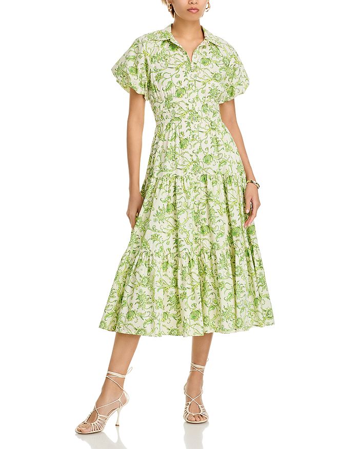 

Платье Ivy Paisley Maggio Cinq à Sept, зеленый