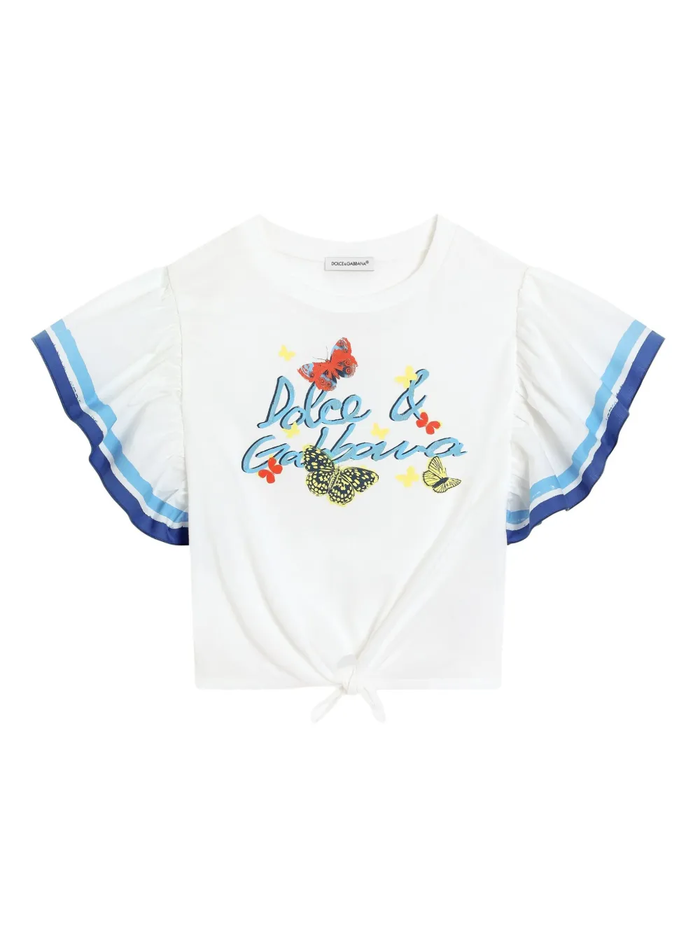 

Футболка с логотипом Dolce & Gabbana Kids, белый
