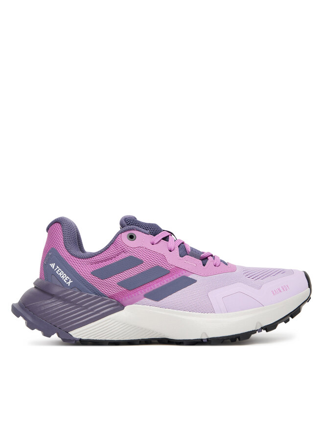 Беговые кроссовки Terrex Soulstride RAIN.RDY Trail JR7070 Adidas, фиолетовый