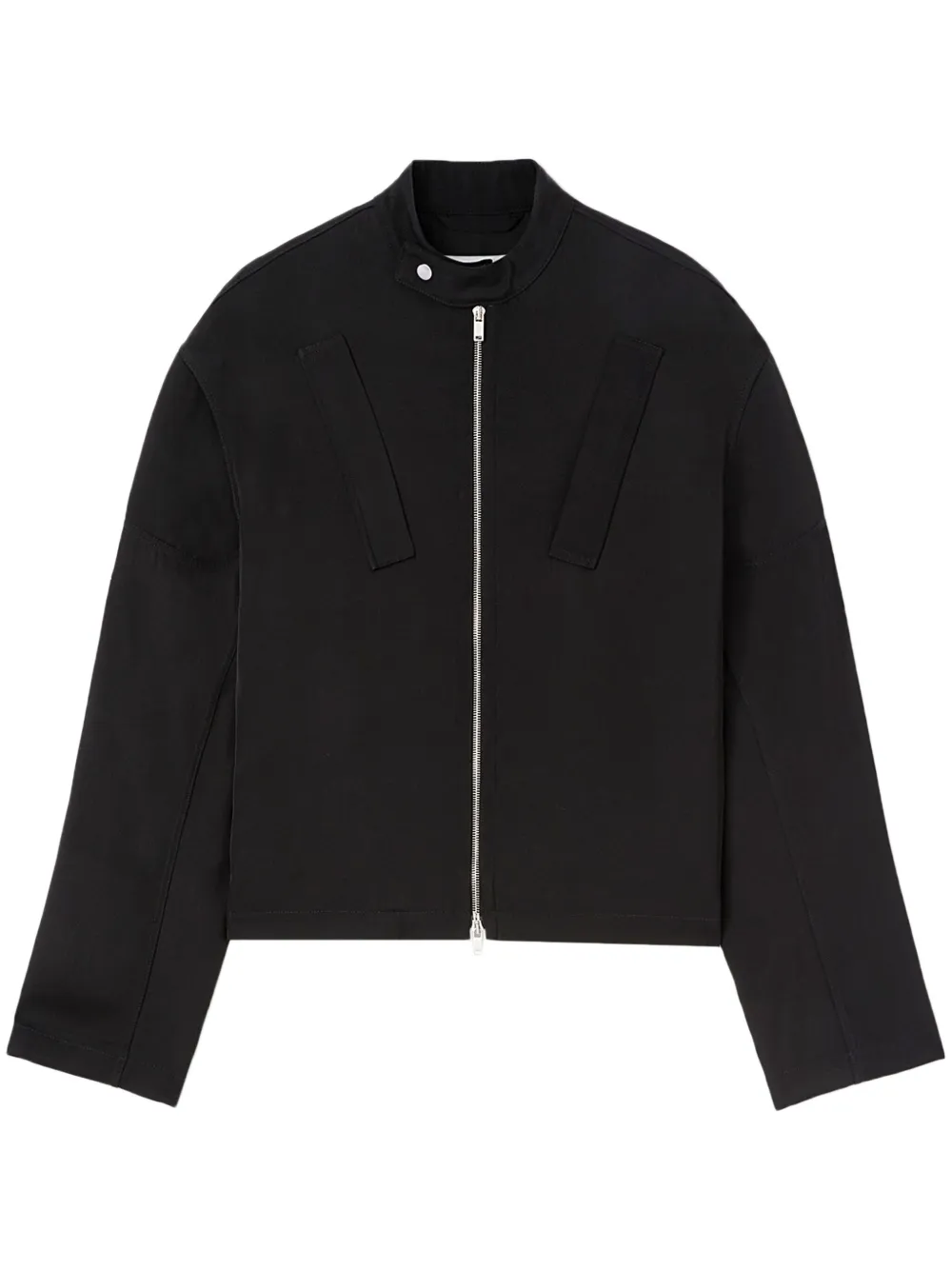 

Байкерская куртка на молнии Jil Sander, черный