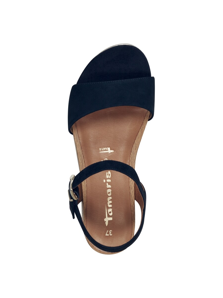 Босоножки на высоком каблуке Tamaris Sandals, темно-синий — фото 2