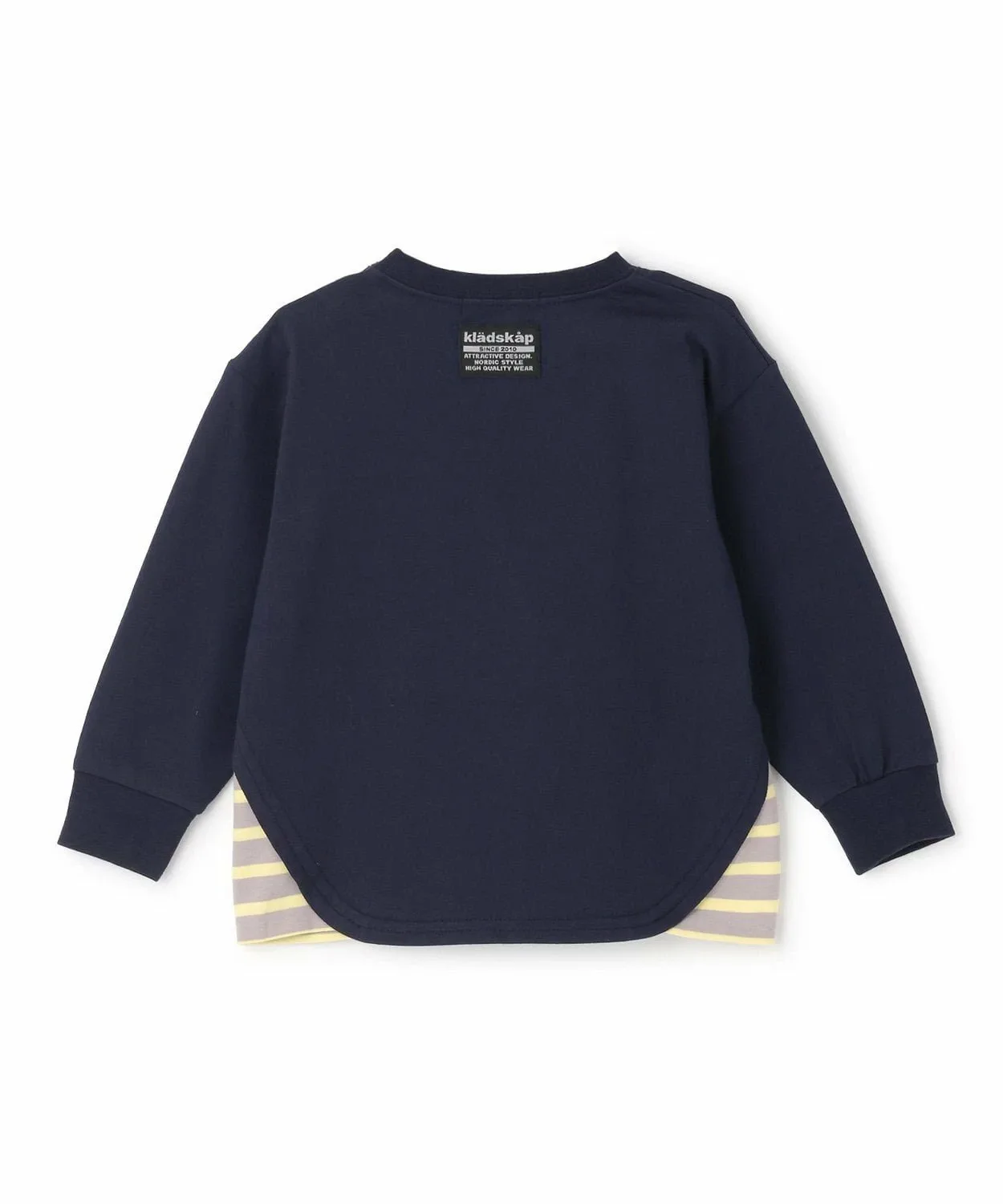 Футболка с длинным рукавом для тренировок, доставать из кармана Kladskap, Navy blue — фото 2