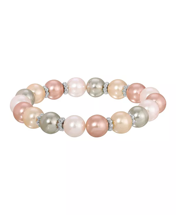 

Многоцветный эластичный браслет с искусственным жемчугом 2028, multi