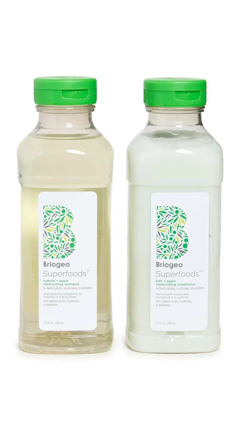 Набор шампуня и кондиционера Briogeo Superfoods Apple Matcha Kale, веганский Briogeo